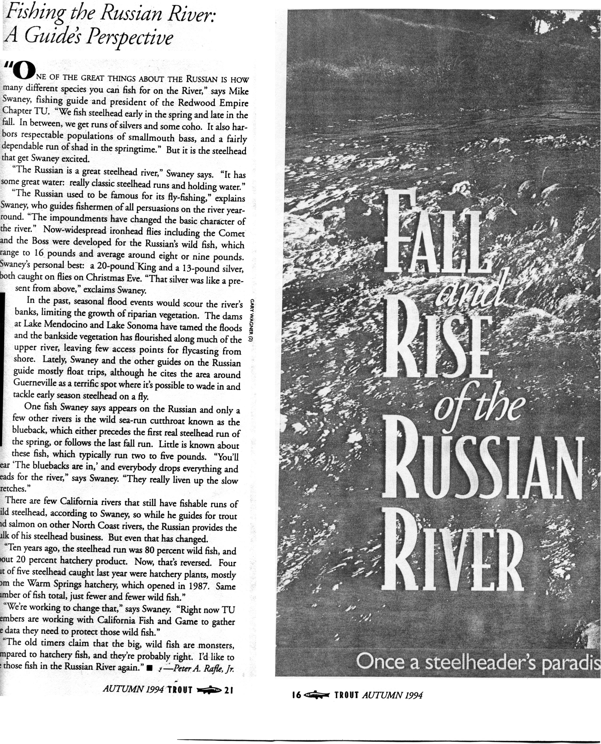 Fall and Rise of the Russian River